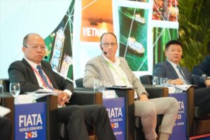 Lambert van Dieren tijdens FIATA World Congress 2025